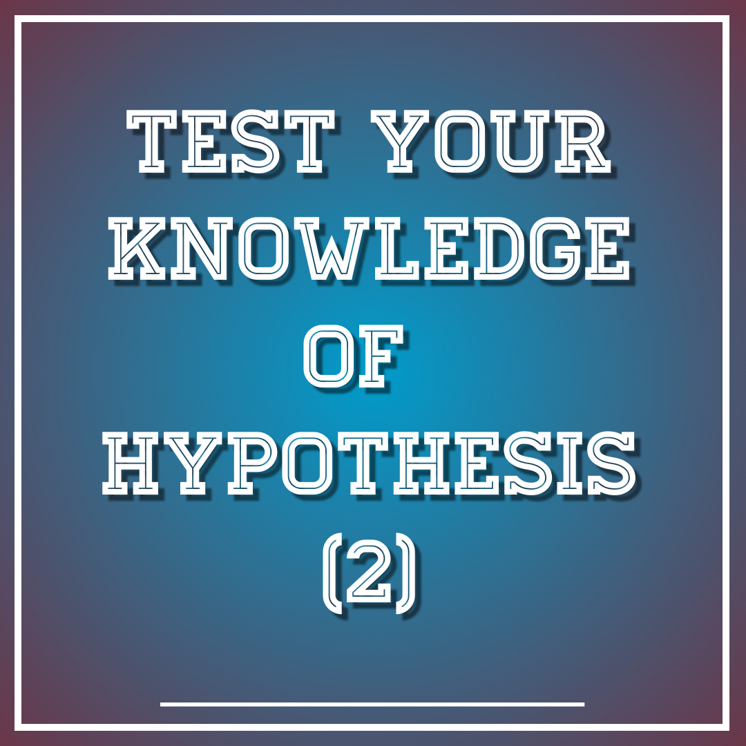 Hypothesis (2)